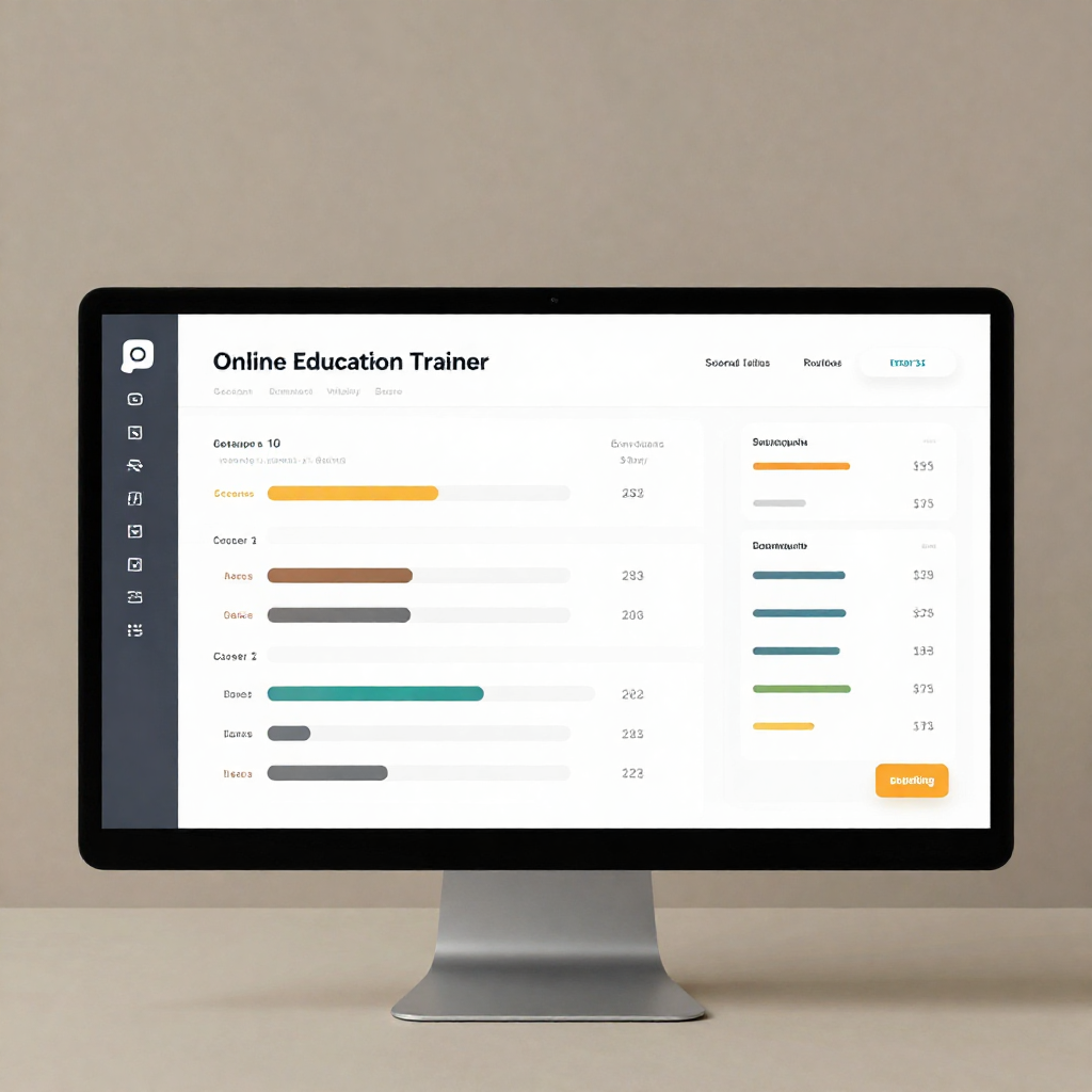 Trainer review and scoring interface